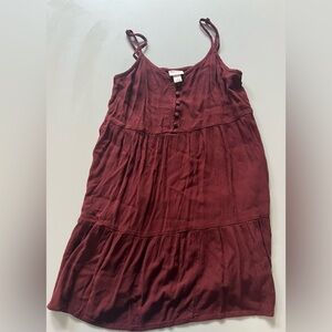 Mossimo burgundy dress
